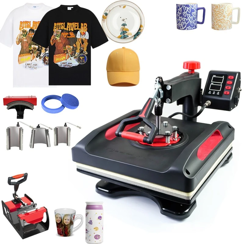 15x15 Heat Press 8 in 1 Swing Away Heat Press Machine