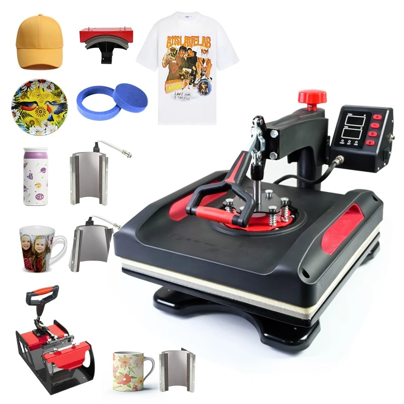 15x15 Heat Press 8 in 1 Swing Away Heat Press Machine